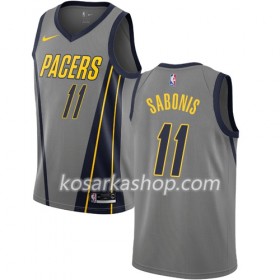 Dres Indiana Pacers Domantas Sabonis 11 Nike 2018-19 City Edition Siva Swingman